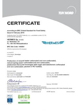 BRC Certificate (EN)