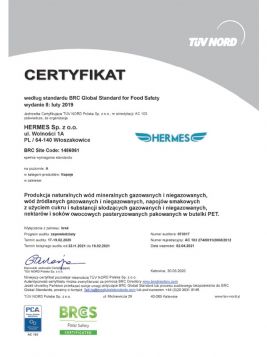 BRC Certificate (PL)